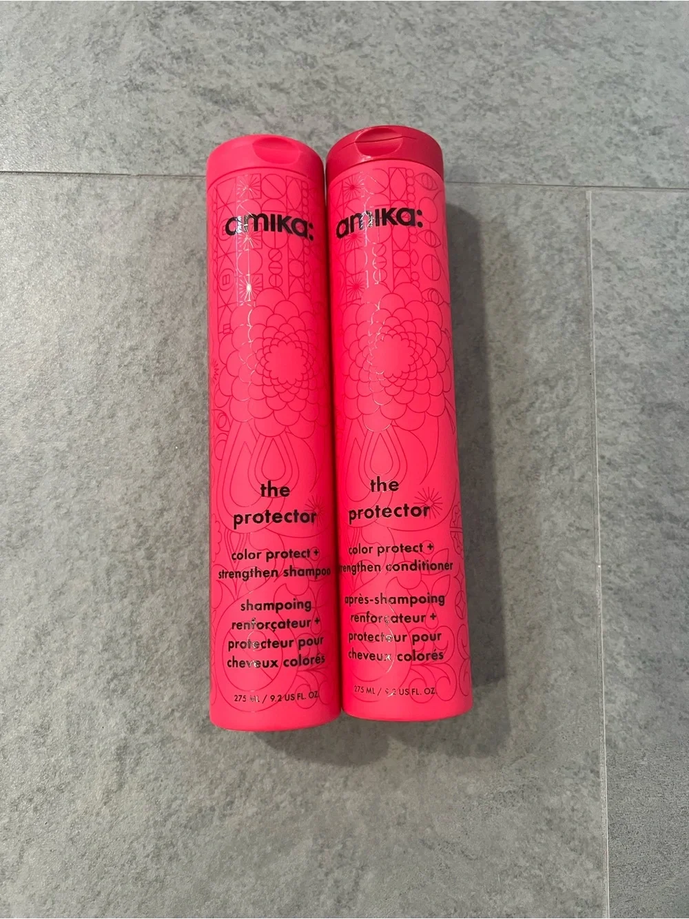 NWT Amika The Protector Color Protect + Strengthen Shampoo & Conditioner 275 mL